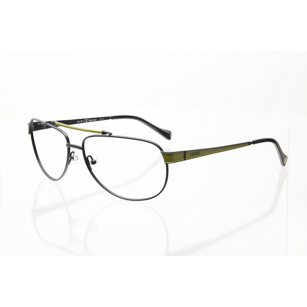 Lucky Brand Relaxed Matte Black 61-15-135 Sunglass/Eyeglass FRAMES - VERY GOOD